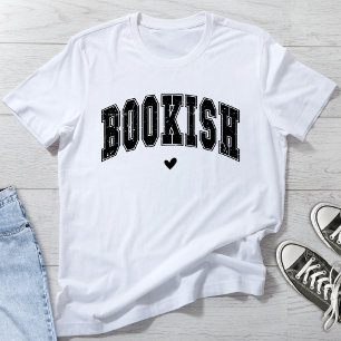 かわいい本好きの本のTシャツ Tシャツ