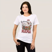 かわいい本好きママのワードアート トライブレンドＴシャツ (正面全面)