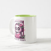 かわいい本紙コーヒーマグ2トーンマグ ツートーンマグカップ (正面左)
