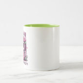 かわいい本紙コーヒーマグ2トーンマグ ツートーンマグカップ (中央)