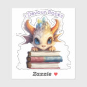 *~*かわいい本読のベビードラゴンAP88 I DEVOUR シール (シート)
