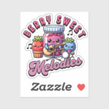 かわいい果実が甘いメロディーをジャム