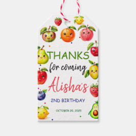 かわいい果物 誕生日 女の子 ギフトタグ