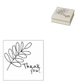 かわいい枝のイラスト ラバースタンプ (押印)