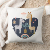 かわいい柄の飾り枕。 クッション (ブランケット)