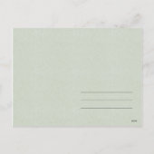 かわいい柔らかく繊細なパステルイースターパーソナライズされたエッグ シーズンポストカード (裏面)