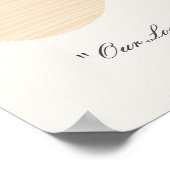 かわいい柔らかなパステルイースターエッグパーソナライズされた ポスター (角)