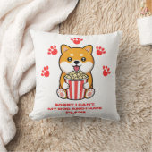 かわいい柴犬の映画夜 クッション (ブランケット)