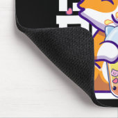 かわいい柴犬ドッグバブルティーボバアニメギフトG マウスパッド (コーナー)