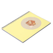 かわいい柴犬バナナスパンケーキノート ノートブック (左側)