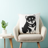 かわいい柴犬パピーアート クッション (椅子)