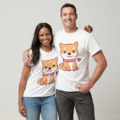 かわいい柴犬犬 Tシャツ (ユニセックス)