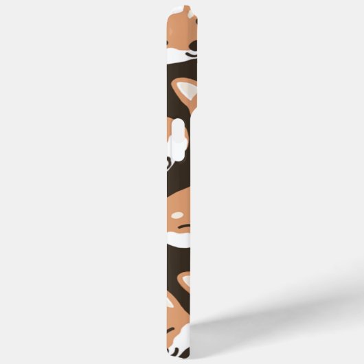 かわいい柴犬顔笑顔と点滅する犬 Case-Mate iPhoneケース (裏面 / 右)