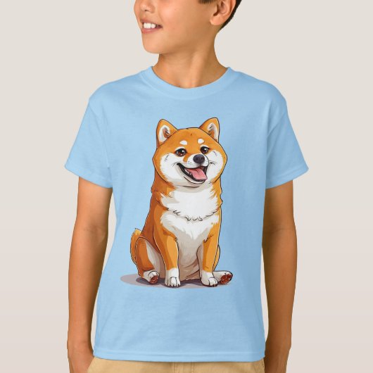 🐕✨ かわいい柴犬Tシャツデザイン 😍🎨 Tシャツ (正面)
