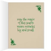 かわいい栗の裏《鳥》アメリカゴガラクリスマスホリデー (内側(右))