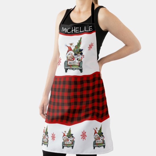 かわいい格言がクリスマスツリーを持ち帰る エプロン (インサイチュ)