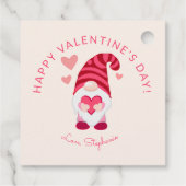 かわいい格言がハートバレンタインデーを持つ フェイバータグ (裏面)