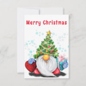 かわいい格言とギフトクリスマスカード (正面)