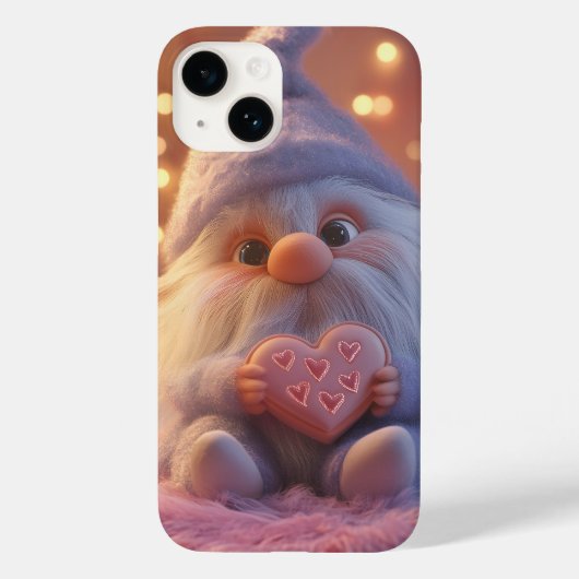 かわいい格言とハート：バレンタインデーデザイン Case-Mate iPhoneケース (裏面)