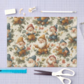 かわいい格言と花デザイン 薄葉紙 (クラフト)