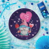 かわいい格言の愛が空中にある ペーパープレート (パーティー)