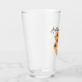 かわいい格言ひまわりガラス タンブラーグラス (右)