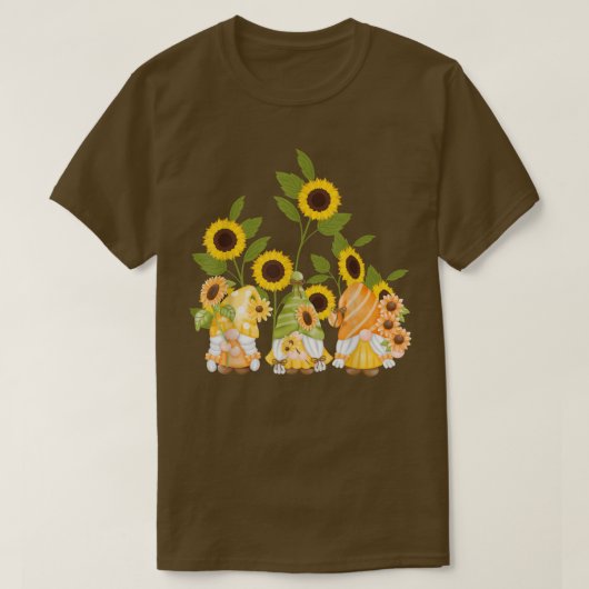 かわいい格言ひまわりガーデン女性の夏Tシャツ Tシャツ (デザイン正面)