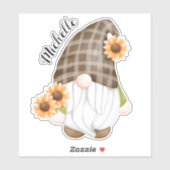 かわいい格言ひまわりステッカー シール (シート)