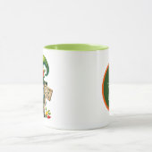 かわいい格言ウェルカムガーデンパーティー追加の名前 マグカップ (中央)