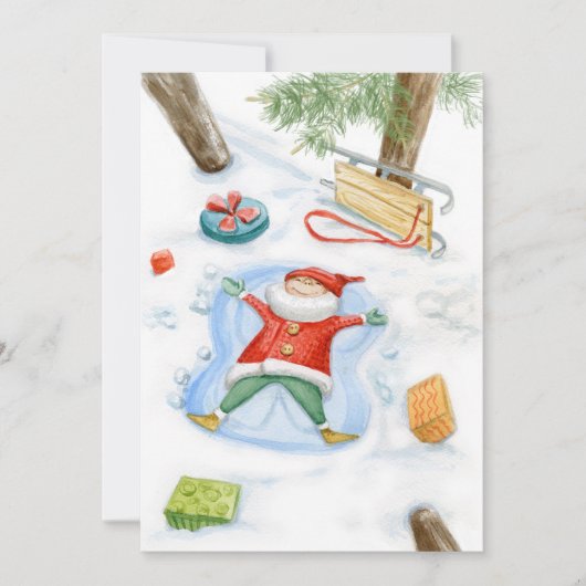 かわいい格言カラフルの水色 シーズンカード (正面)