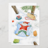 かわいい格言カラフルの水色 シーズンカード (正面/裏面)