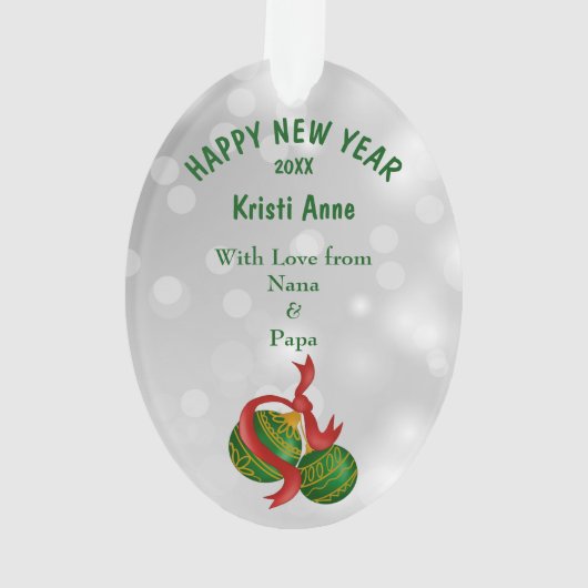 かわいい格言ギフトサプライズ オーナメント (裏面)