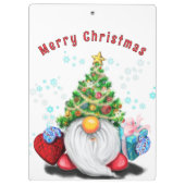 かわいい格言クリスマスクリップボード クリップボード (裏面)