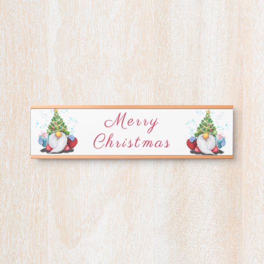 かわいい格言クリスマスドアサイン サインプレート (正面)