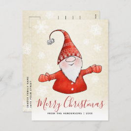 かわいい格言クリスマスホリデーハガキ シーズンポストカード