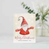 かわいい格言クリスマスホリデーハガキ シーズンポストカード (スタンド正面)