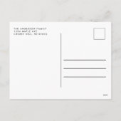 かわいい格言クリスマス シーズンポストカード (裏面)