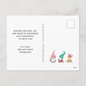 かわいい格言クリスマス シーズンポストカード (裏面)