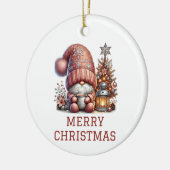 かわいい格言クリスマス セラミックオーナメント (左)