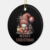 かわいい格言クリスマス セラミックオーナメント (左)