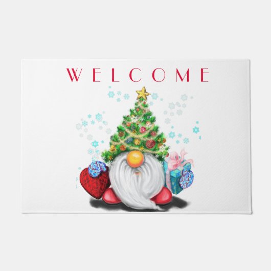 かわいい格言クリスマス ドアマット (正面)