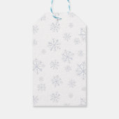 かわいい格言クリスマスGNOEL水色から ギフトタグ (裏面)