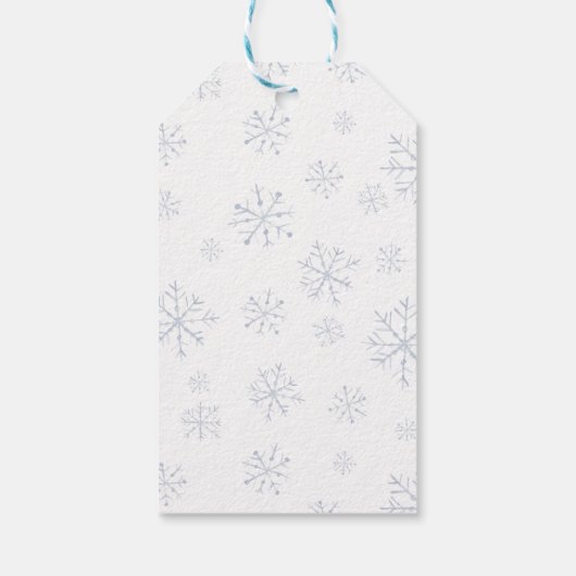 かわいい格言クリスマスGNOEL水色から ギフトタグ (裏面)