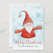 かわいい格言サンタメリークリスマス シーズンカード (正面)