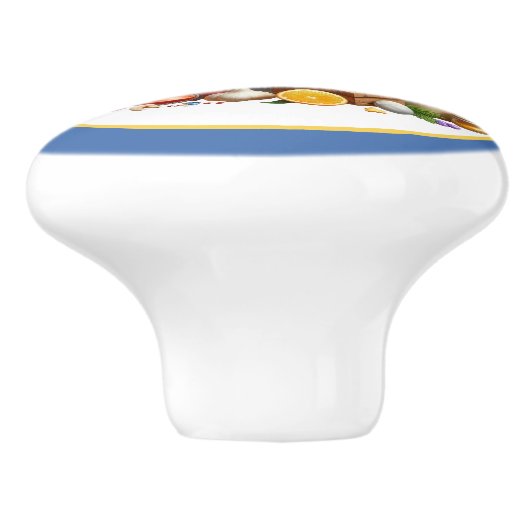 かわいい格言シェフキッチン セラミックノブ (側面)