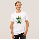 かわいい格言セントパトリックの日 トライブレンドTシャツ (正面全面)