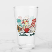 かわいい格言チキン好き タンブラーグラス (正面)