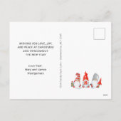 かわいい格言トリオクリスマス シーズンポストカード (裏面)