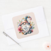 かわいい格言ハッピーマザーズデイ スクエアシール (封筒)