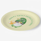 かわいい格言ハッピーSaint patricks dayパーティー ペーパープレート (アングル)